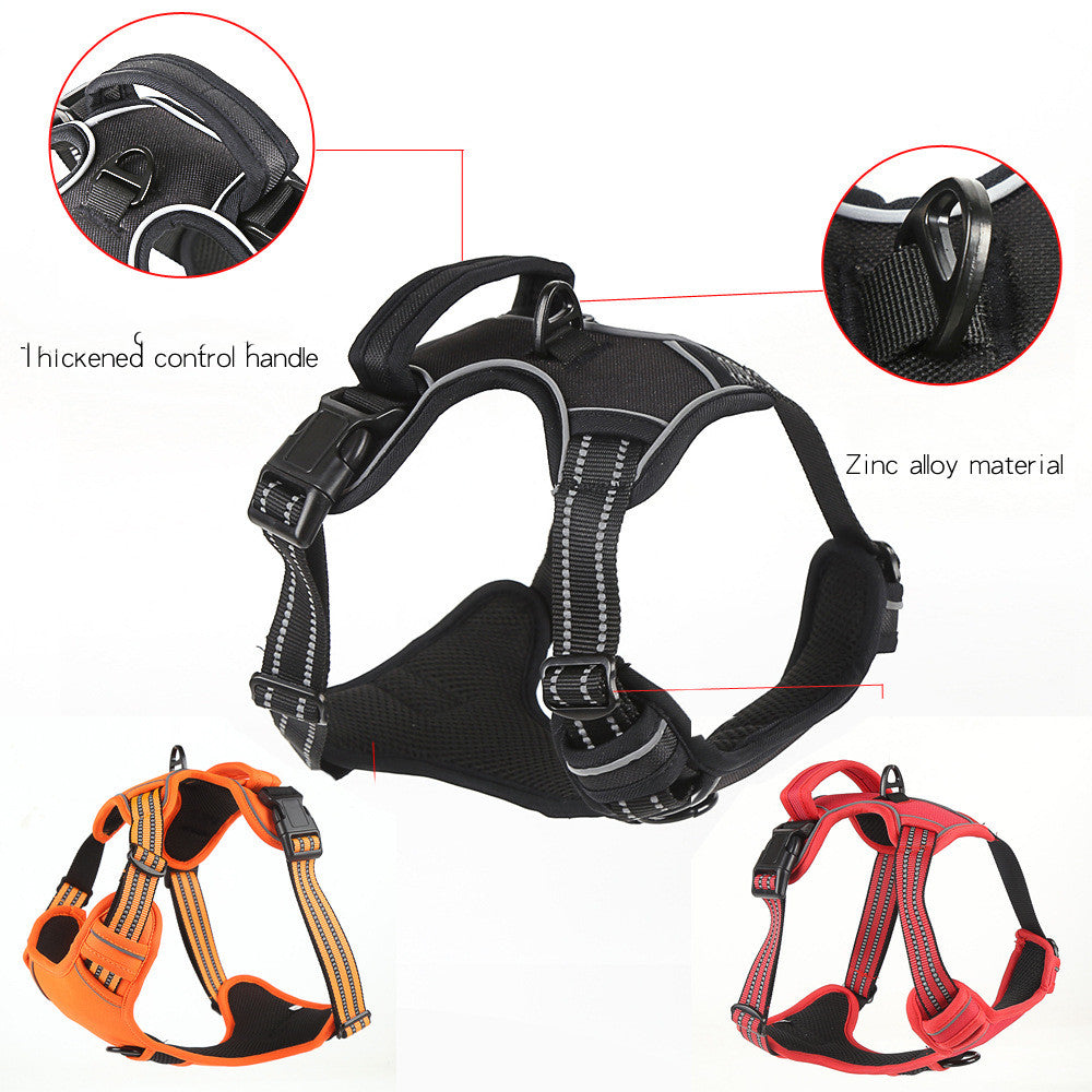 No Pull Breathable Reflective Pet Harness Vest - Top Shoppz