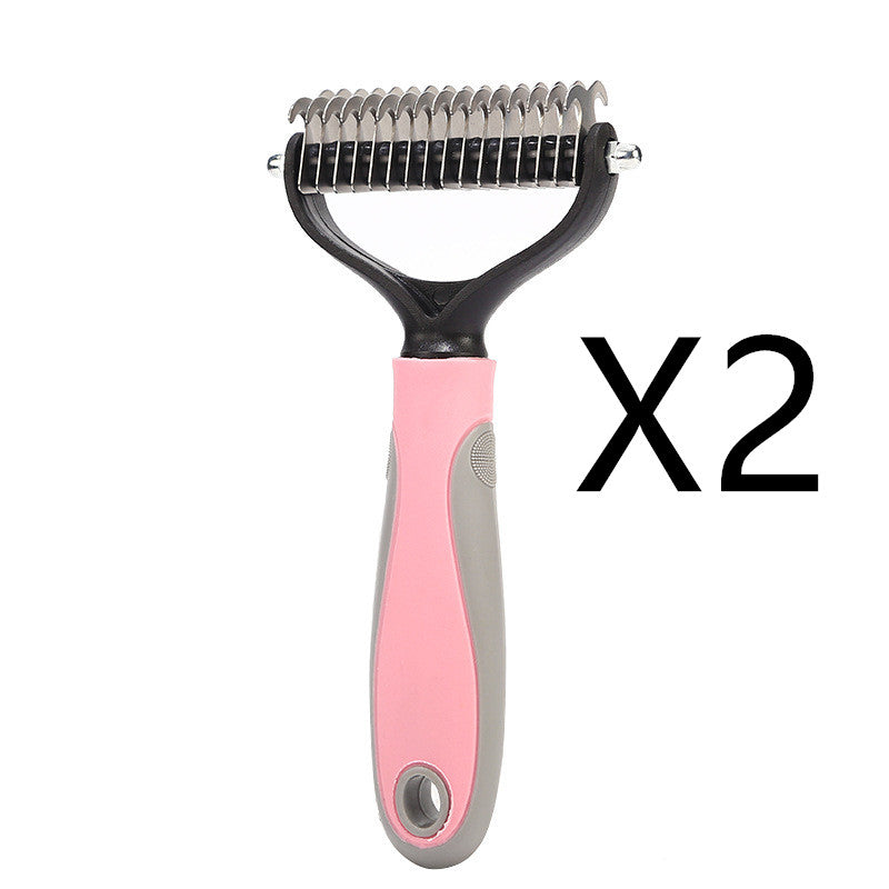 Stainless Double-sided Pet Brush - Top Shoppz