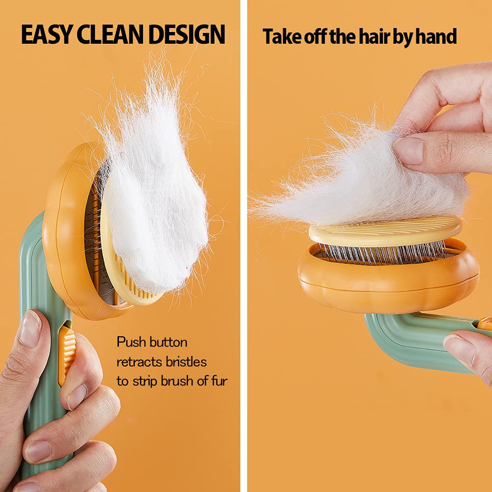 Pet Grooming Self Cleaning Slicker Brush - Top Shoppz